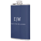 プロフェッショナルエレガントモノグシンプルラムミニマル フラスク (左)