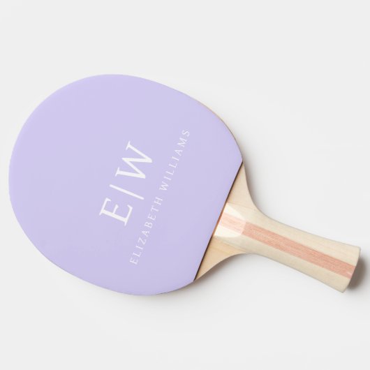 プロフェッショナルエレガントモノグシンプルラムミニマル 卓球ラケット (横)