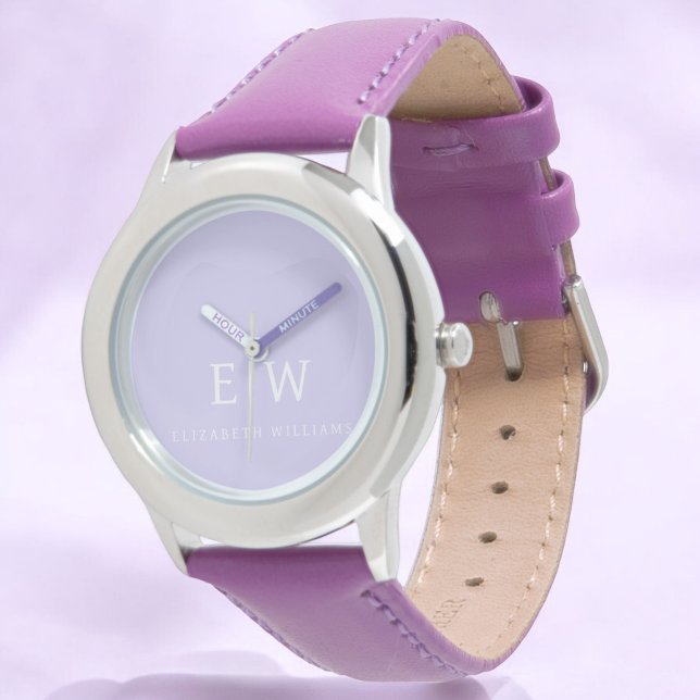 プロフェッショナルエレガントモノグシンプルラムミニマル 腕時計 (クリエイターアップロード済み)