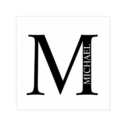 プロフェッショナルエレガントモノグパーソナライズされたラムセルフイン セルフインキングスタンプ (デザイン)