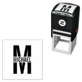 プロフェッショナルエレガントモノグパーソナライズされたラムセルフイン セルフインキングスタンプ (インサイチュ)