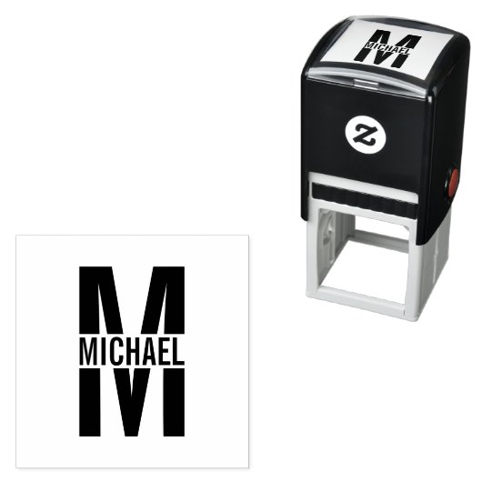 プロフェッショナルエレガントモノグパーソナライズされたラムセルフイン セルフインキングスタンプ (インサイチュ)