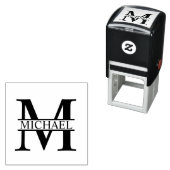 プロフェッショナルエレガントモノグパーソナライズされたラム セルフインキングスタンプ (インサイチュ)