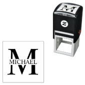 プロフェッショナルエレガントモノグパーソナライズされたラム セルフインキングスタンプ (インサイチュ)