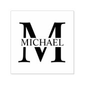 プロフェッショナルエレガントモノグパーソナライズされたラム セルフインキングスタンプ (デザイン)