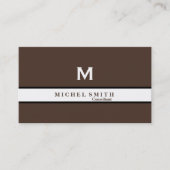 プロフェッショナルエレガントモノグラム美容師金ゴールド 名刺