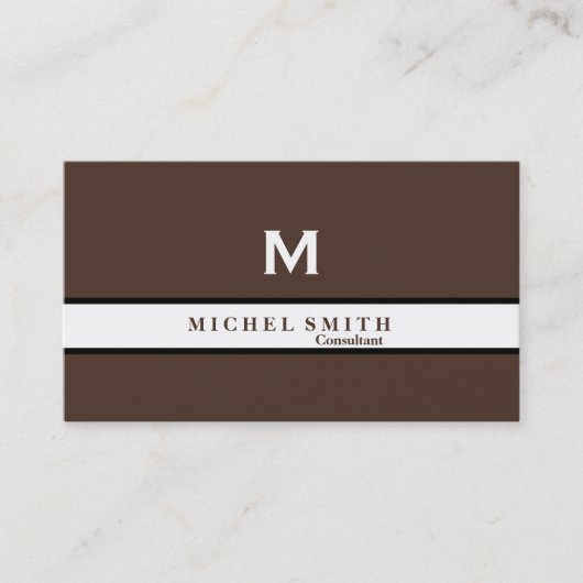 プロフェッショナルエレガントモノグラム美容師金ゴールド 名刺 (正面)