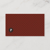 プロフェッショナルエレガントモノグラム 名刺 (裏面)