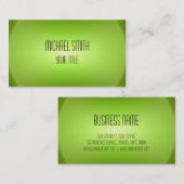 プロフェッショナルエレガントライムモダングリーンスピンぼやけ 名刺 (正面/裏面)