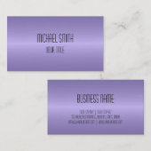 プロフェッショナルエレガントラベモダンンダぼやけーン 名刺 (正面/裏面)