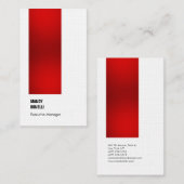 プロフェッショナルエレガントリモダンネン高級トレンディー 名刺 (正面/裏面)