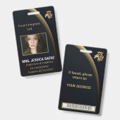 プロフェッショナルエレガントロゴ バッジ (表裏)