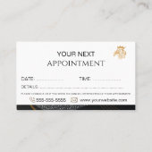プロフェッショナルエレガントロゴ 予約カード (裏面)