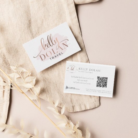 プロフェッショナルエレガントロゴQRコード 名刺