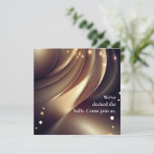 プロフェッショナルエレガント企業のパーティの招待状 招待状 (スタンド正面)