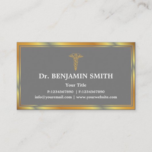 プロフェッショナルエレガント医療気にアポイントメントカード 予約カード (正面)