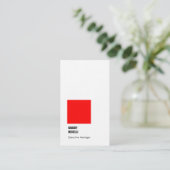 プロフェッショナルエレガント厚モダン高級トレンディー 名刺 (スタンド正面)