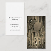 プロフェッショナルエレガント回路基板コンサルタント 名刺 (正面/裏面)