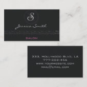 プロフェッショナルエレガント平文 名刺 (正面/裏面)