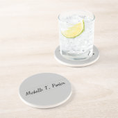 プロフェッショナルエレガント平易ミニマル書 コースター (側面)