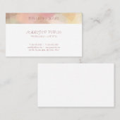 プロフェッショナルエレガント抽象芸術アーモダントテンプレート 名刺 (正面/裏面)