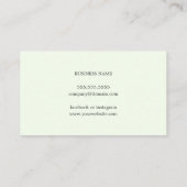 プロフェッショナルエレガント栄養士ダイエットヘルス 名刺 (裏面)