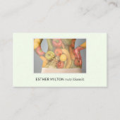 プロフェッショナルエレガント栄養士ダイエットヘルス 名刺 (正面)