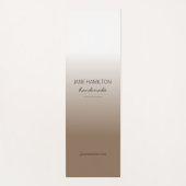 プロフェッショナルエレガント白茶エクササイズマット ヨガマット (正面)