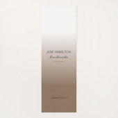 プロフェッショナルエレガント白茶エクササイズマット ヨガマット (裏面)