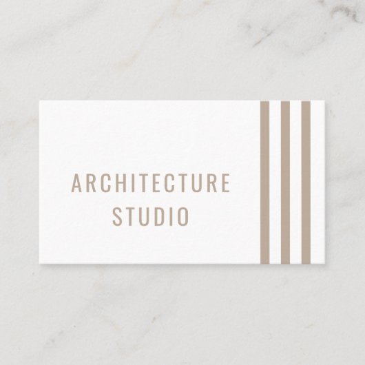 プロフェッショナルエレガント設計者モダン 名刺 (正面)