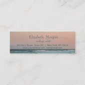 プロフェッショナルエレガント金ゴールドハートシー ロイヤリティカード (裏面)