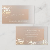 プロフェッショナルエレガント金ファンシー金/青銅紙吹雪 名刺 (正面/裏面)