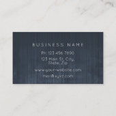 プロフェッショナルエレガント金素朴属ストライプのグラデーション 名刺 (裏面)