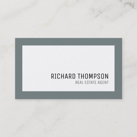 プロフェッショナルエレガント、グ縁どレードミニマル、 名刺 (正面)