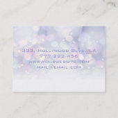 プロフェッショナルエレガント《写真》ぼけ味真珠 名刺 (裏面)