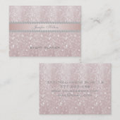 プロフェッショナルエレガント《写真》ぼけ味真珠 名刺 (正面/裏面)