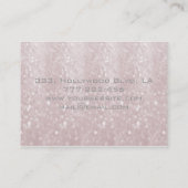 プロフェッショナルエレガント《写真》ぼけ味真珠 名刺 (裏面)