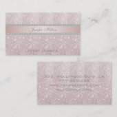 プロフェッショナルエレガント《写真》ぼけ味真珠 名刺 (正面/裏面)