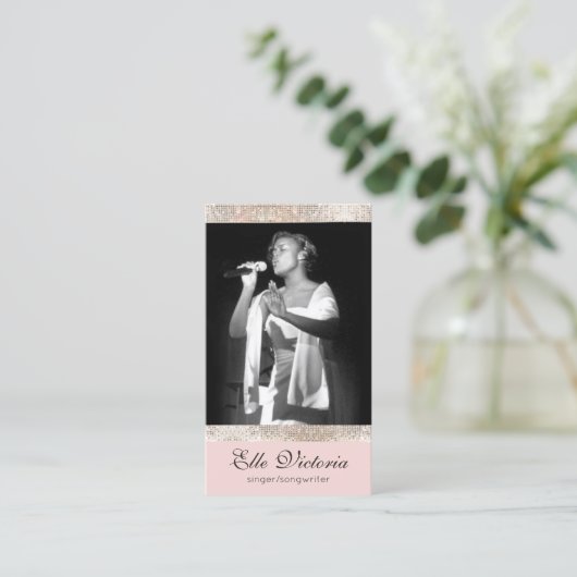 プロフェッショナルエンターテイナー出演者写真 名刺 (スタンド正面)