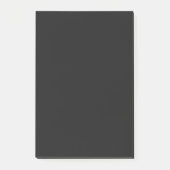 プロフェッショナルオニキスの黒の色 |クラシックエレガント ポストイット (正面)