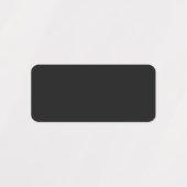 プロフェッショナルオニキスの黒の色 |クラシックエレガント ラベル (デザイン2)