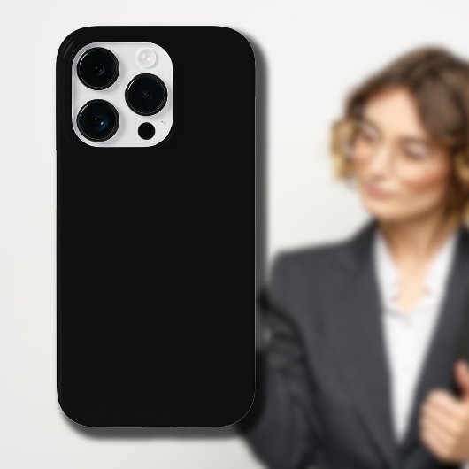 プロフェッショナルオニキスの黒の色 |クラシックエレガント Case-Mate iPhoneケース