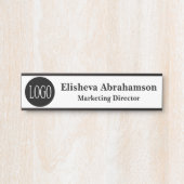 プロフェッショナルオフィスのドアのシンボルや象徴名プレート サインプレート (正面)