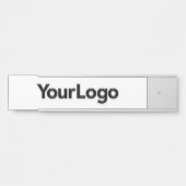 プロフェッショナルオフィスデスクカスタムジョブのロゴ サインプレート (正面)