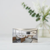 プロフェッショナルオフィス清掃サービス商業用 名刺 (スタンド正面)