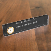 プロフェッショナルオフィスCEO デスクネームプレート (側面)