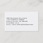 プロフェッショナルオモダンレンジペイズリー名刺 名刺 (裏面)