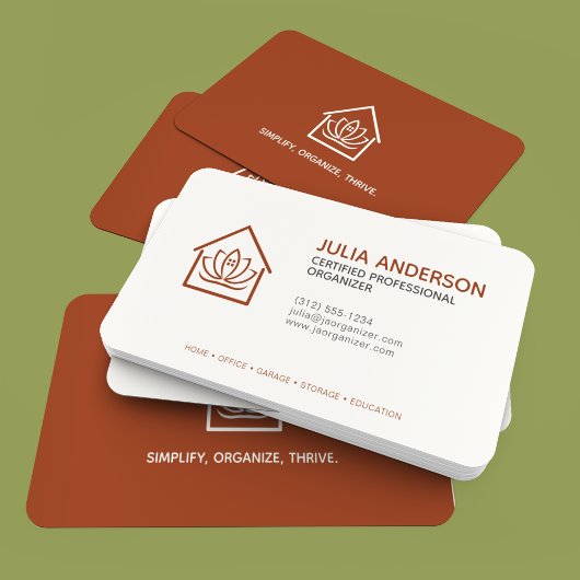プロフェッショナルオーガナイザテラコッタ 名刺