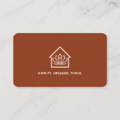 プロフェッショナルオーガナイザテラコッタ 名刺 (裏面)