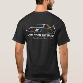 プロフェッショナルオートボディペイントショップ自動車 Tシャツ